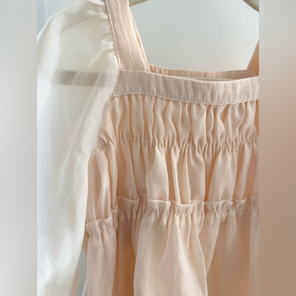 Zara ✨ NEW Toddler Ruched Organza Party Dress (2T) - Picture 5 of 6